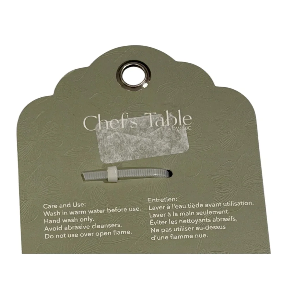 Chef's Table by CWC Kitchen Shears‎ with Sheath Sage Green EDSHEAR2 New